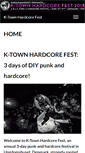 Mobile Screenshot of ktownhardcorefest.org