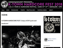 Tablet Screenshot of ktownhardcorefest.org